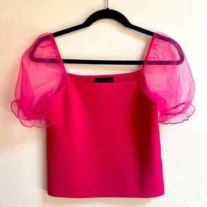 NWT 💖 Pink House of Harlow 1960 Top, XS 💖